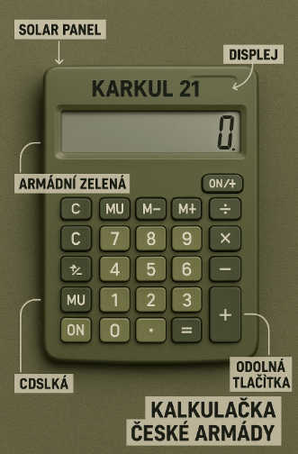 Česká armáda dodá 30 000 kalkulaček Karkul 21 pro partnery v&nbsp;NATO