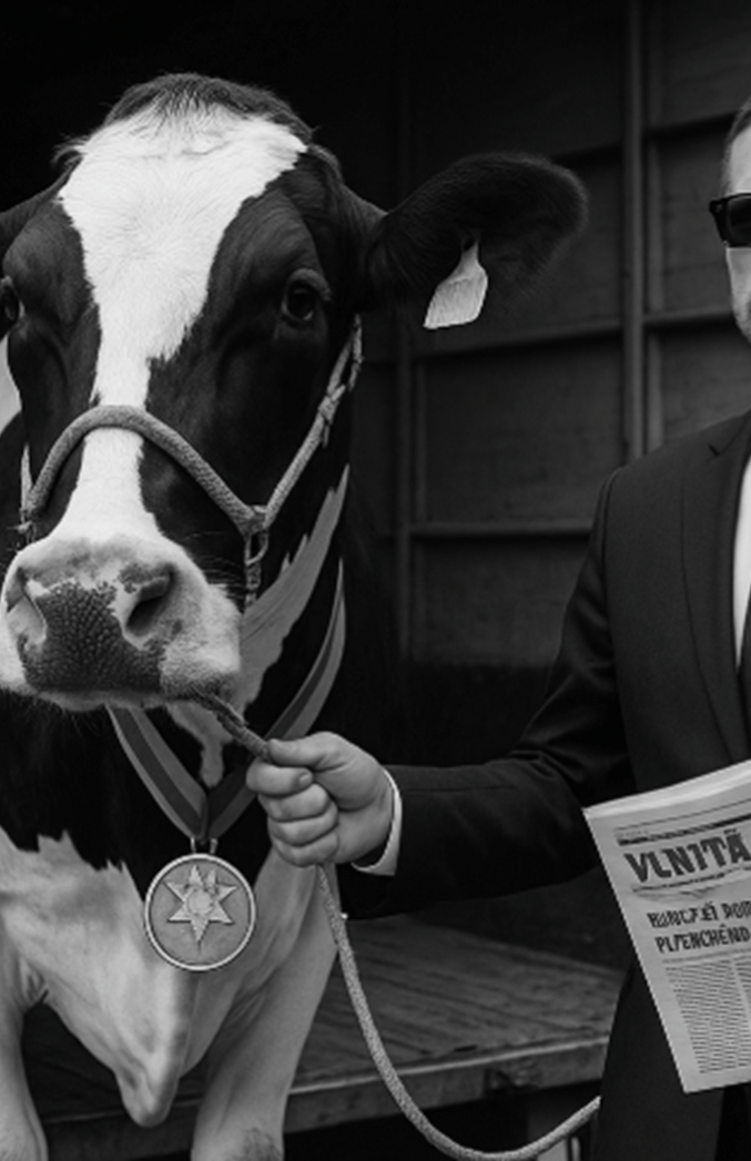 Zmizení na D5: Holštýnská kráva unesena cestou na soutěž