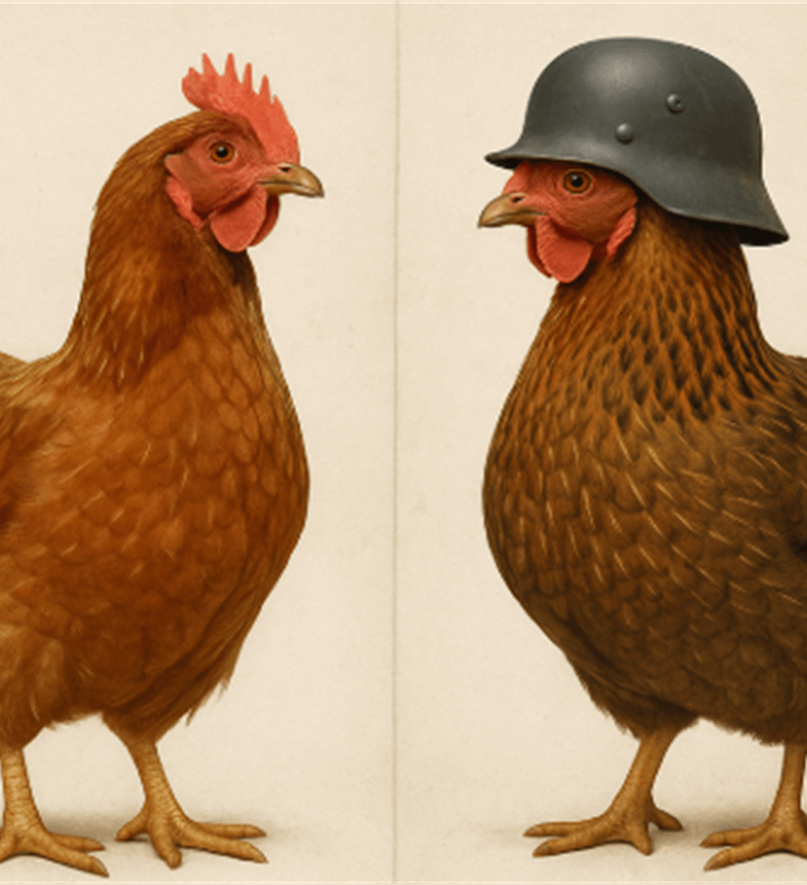 „Kikeriki“ v Klatovech: Německy mluvící slepice v českých drůbežárnách