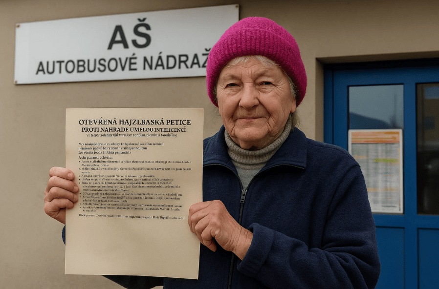 Otevřená hajzlbabská petice proti náhradě umělou&nbsp;inteligencí