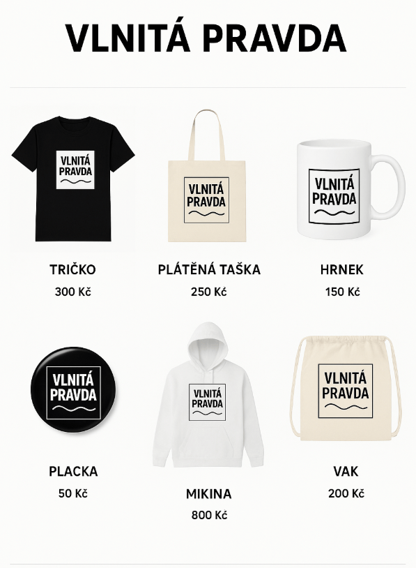 Vlnitá Pravda spouští e-shop s merchem