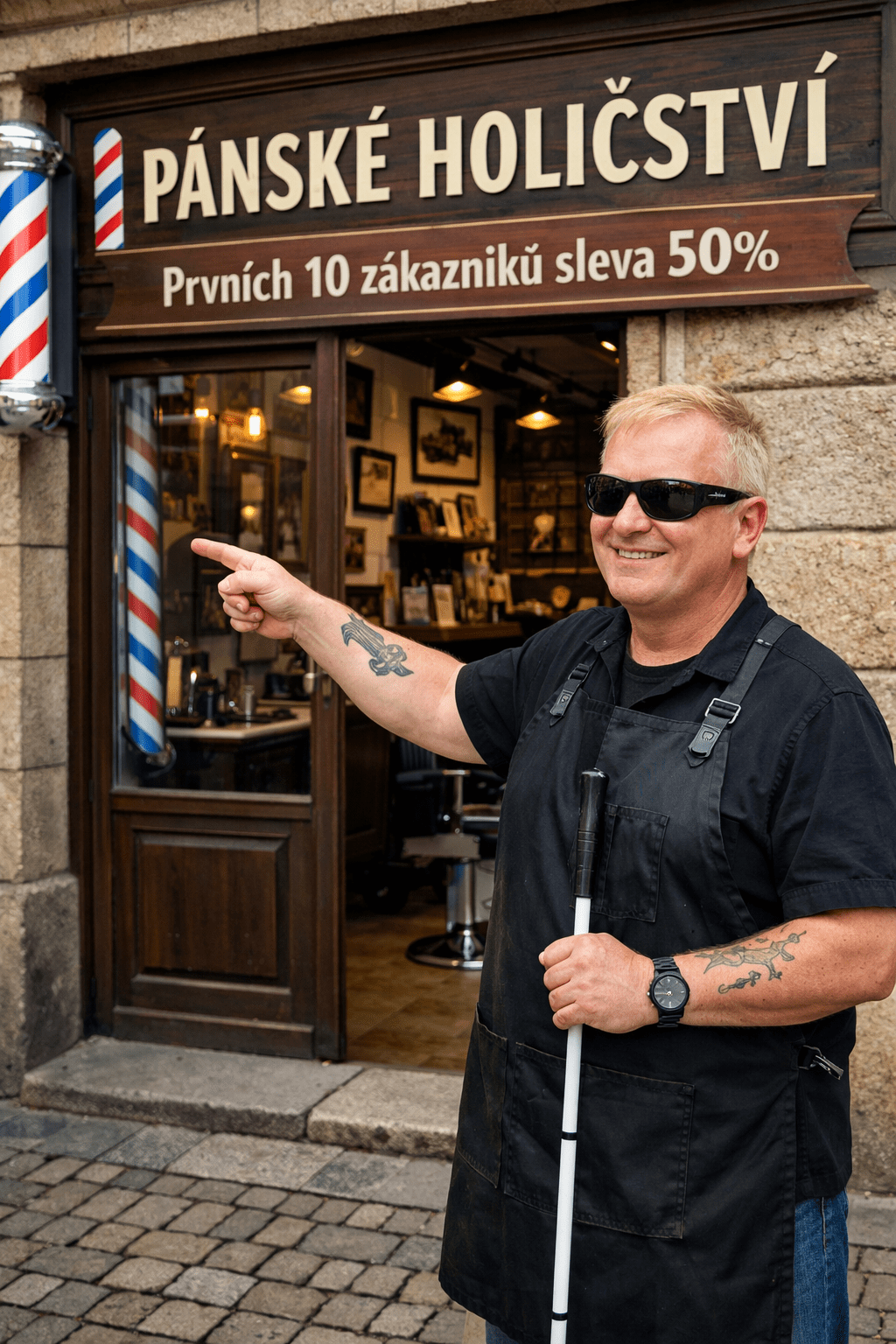 Nešťastná rodina nejslavnějšího slepého holiče z Olomouce oznamuje smutnou zprávu