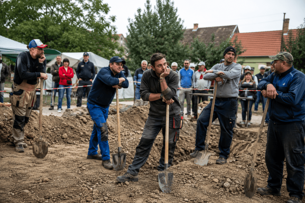 Navštívil jsem první ročník Memoriálu Františka Dolejše v opírání se o lopatu