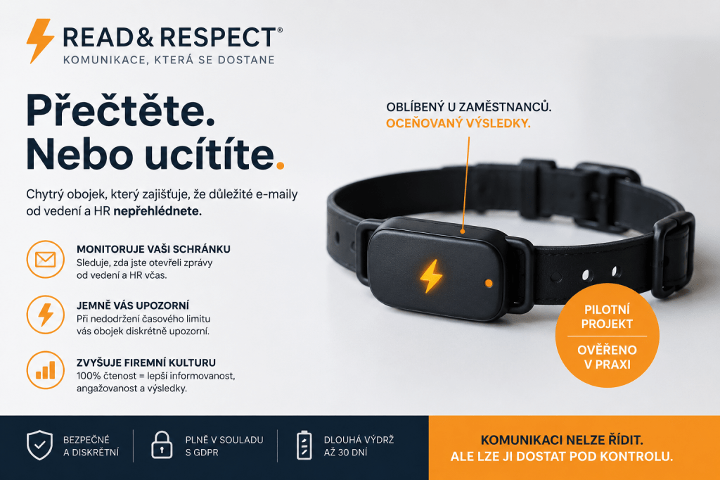 Elektrické obojky míří do kanceláří. Korporace chtějí zvýšit čtenost e-mailů od vedení