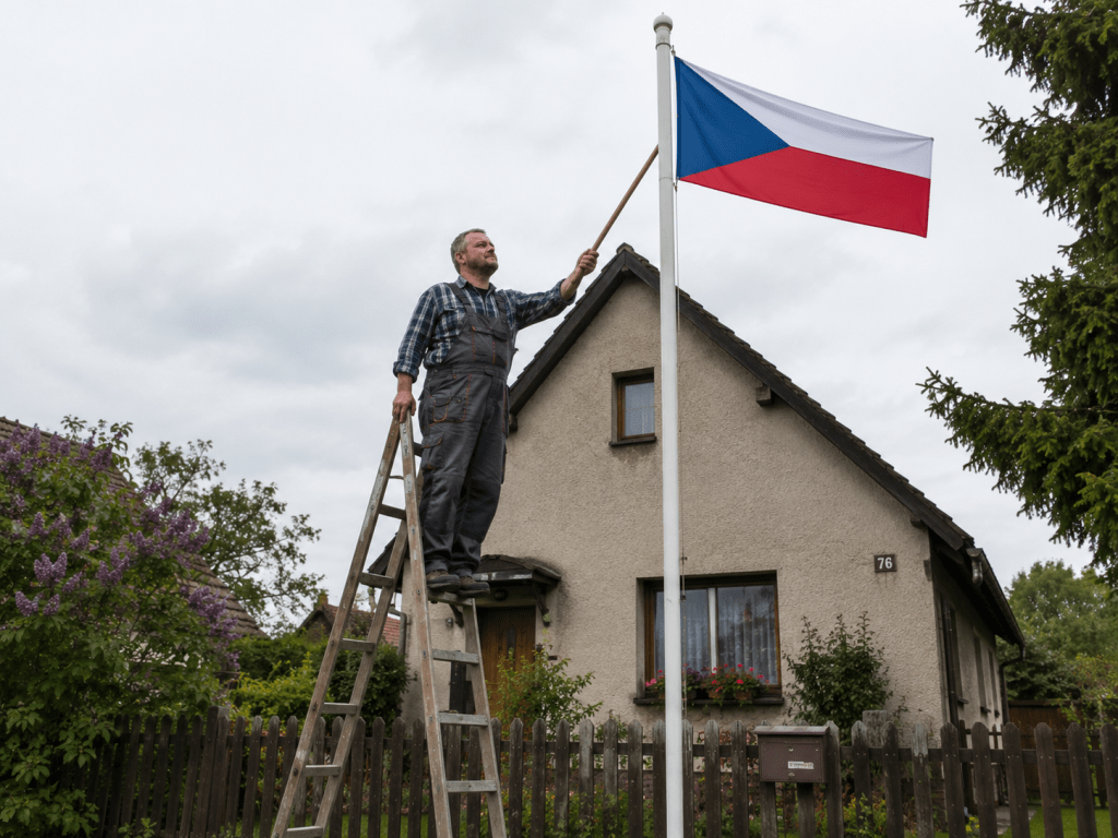 Patrioti sobě, kokoti tobě představili nové stanovy. Vlajku musí za bezvětří držet člen domácnosti