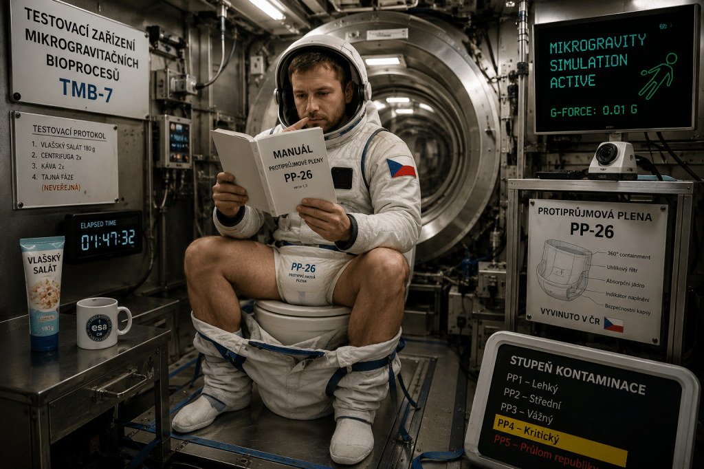 Čeští vědci vyvinuli pro astronauty protiprůjmovou plenu. Do vesmíru poletí i vlašský&nbsp;salát